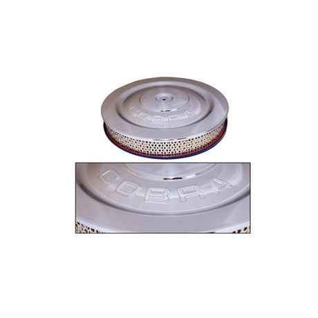 Scott Drake 14" Air Cleaner Assembly with Cobra Logo 4V - S1MS-9600-COBRA