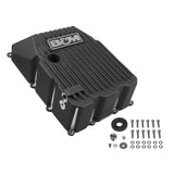 B&M Hi-Tek Deep Transmission Pan - Aluminum - Toyota - Black - 70393