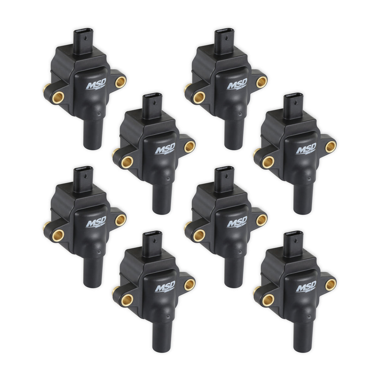 MSD 7.3L GODZILLA IGNITION COIL, BLACK, SET OF 8 - 828383