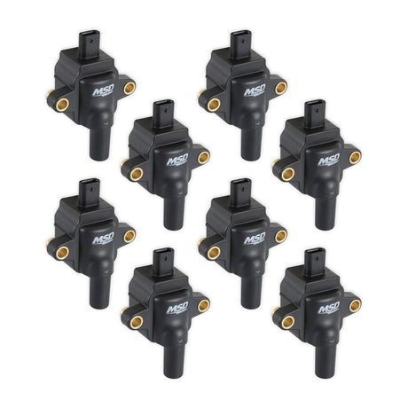 MSD 7.3L GODZILLA IGNITION COIL, BLACK, SET OF 8 - 828383