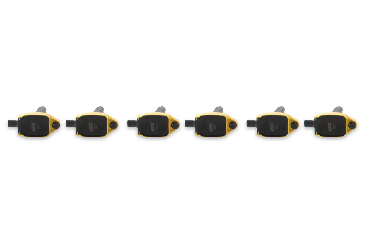 ACCEL Ignition Coil - SuperCoil - 2011-2016 Mopar -3.6L V6 - Yellow - 6-Pack - 140648-6