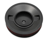 Holley 120-4630 4500 drop base air cleaner black w/3" red washable gauze filter