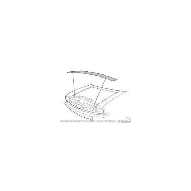 Scott Drake 64-70 Radiator Support to Hood Seal - C4DZ-16A238-A