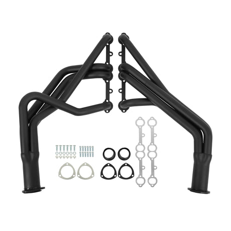 Flowtech Long Tube Header - Black Paint - 11112FLT