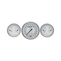 Classic Instruments Classic White Three Gauge Set - CW61SLF