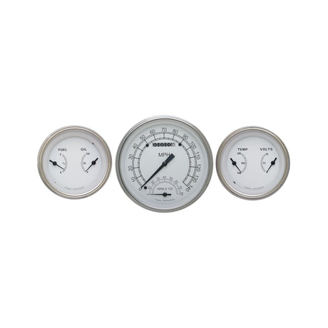 Classic Instruments Classic White 3 Gauge Set - CW61SLF