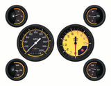 Classic Instruments Auto Cross Yellow 6 Gauge Set - AX01YBLF