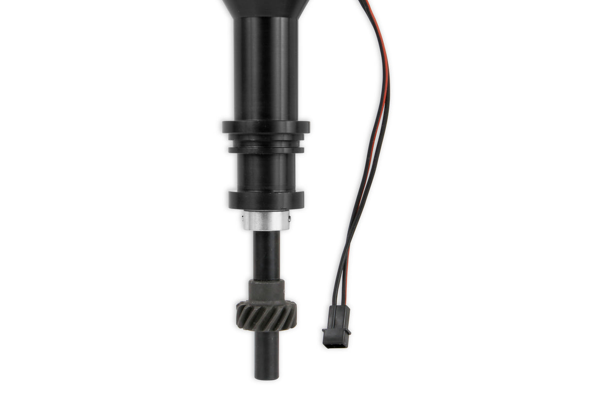 MSD Black Distributor, Ford 351W, Pro-Billet w/Steel Gear - 857831