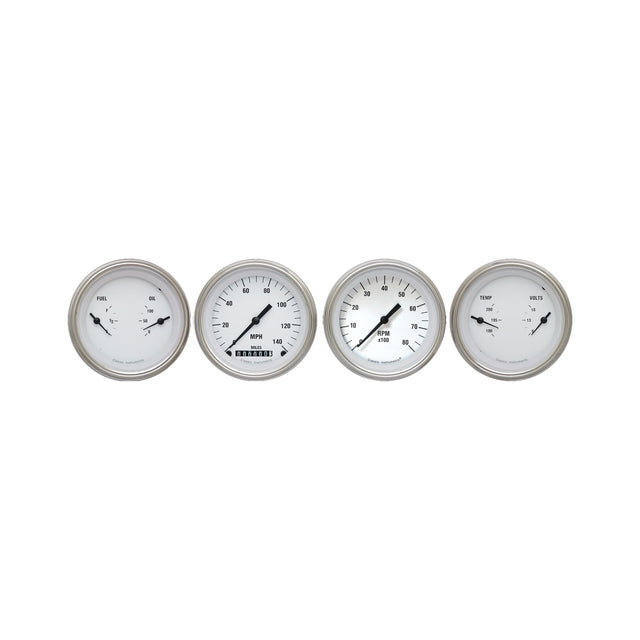 Classic Instruments White Hot Four Gauge Set - WH05SLF