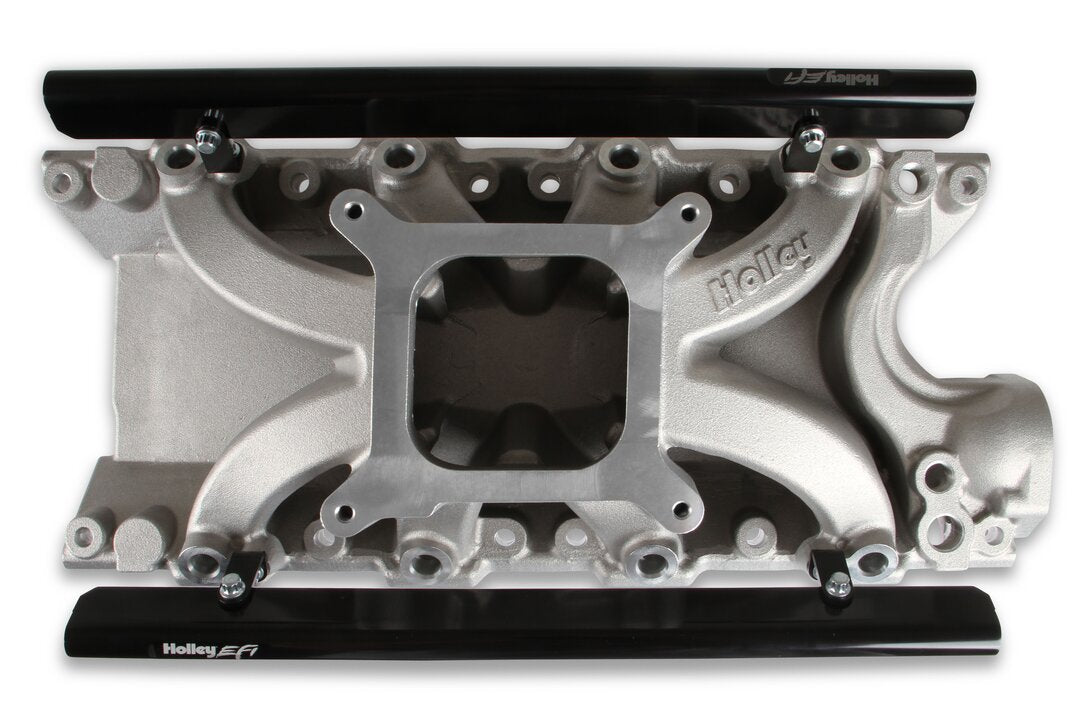 Holley 300-276 HOLLEY EFI 4150 SINGLE PLANE FUEL INJECTION INTAKE MANIFOLD