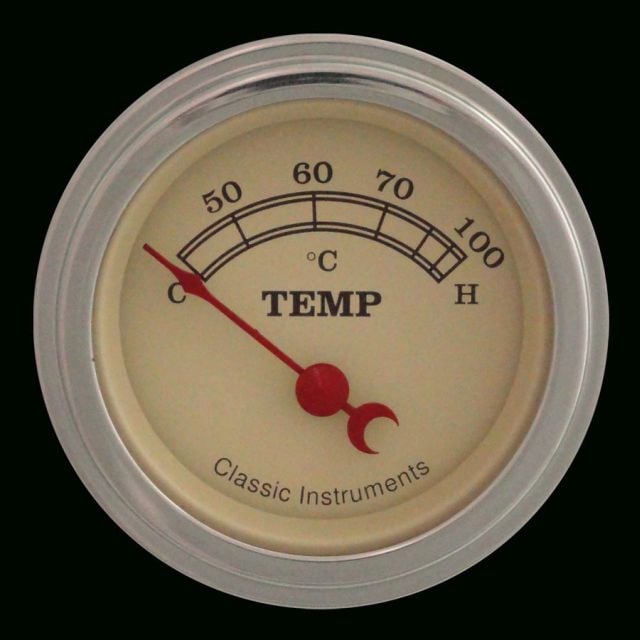 Classic Instruments Vintage 2 1/8" Temp, Centigrade - VT25SLF