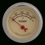 Classic Instruments Vintage 2 1/8" Temp, Centigrade - VT25SLF