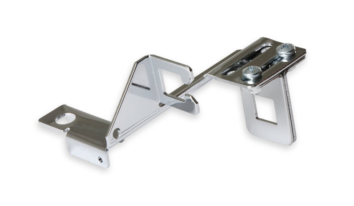 Mr Gasket Throttle And Transmission Kickdown Cable Bracket - Chrome - 6039