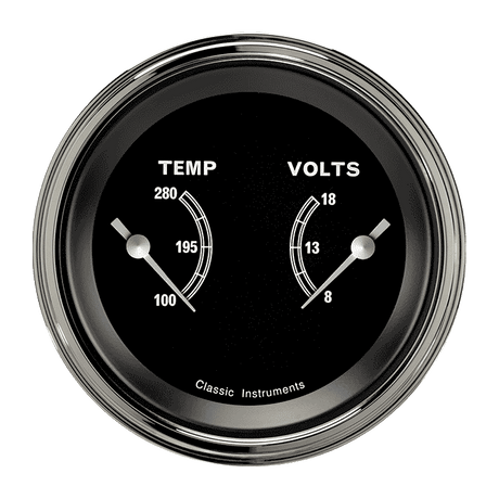 Classic Instruments Traditional 3 3/8" Dual - TR74SLF