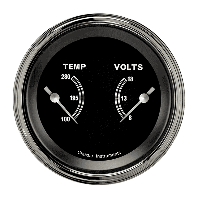 Classic Instruments Traditional 3 3/8" Dual - TR74SLF