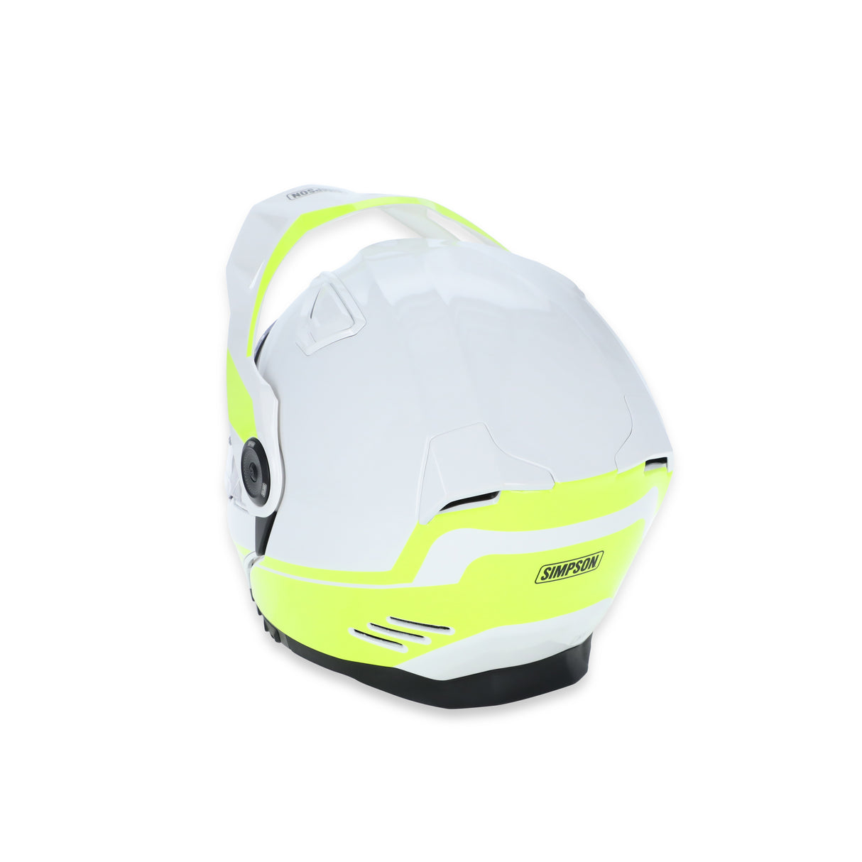 Simpson Motorcycle Journey Bandit Helmet - Yellow/White - Small - JBDWYSM