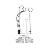 Hurst Mastershift 3-speed Manual Shifter - GM - 3667271