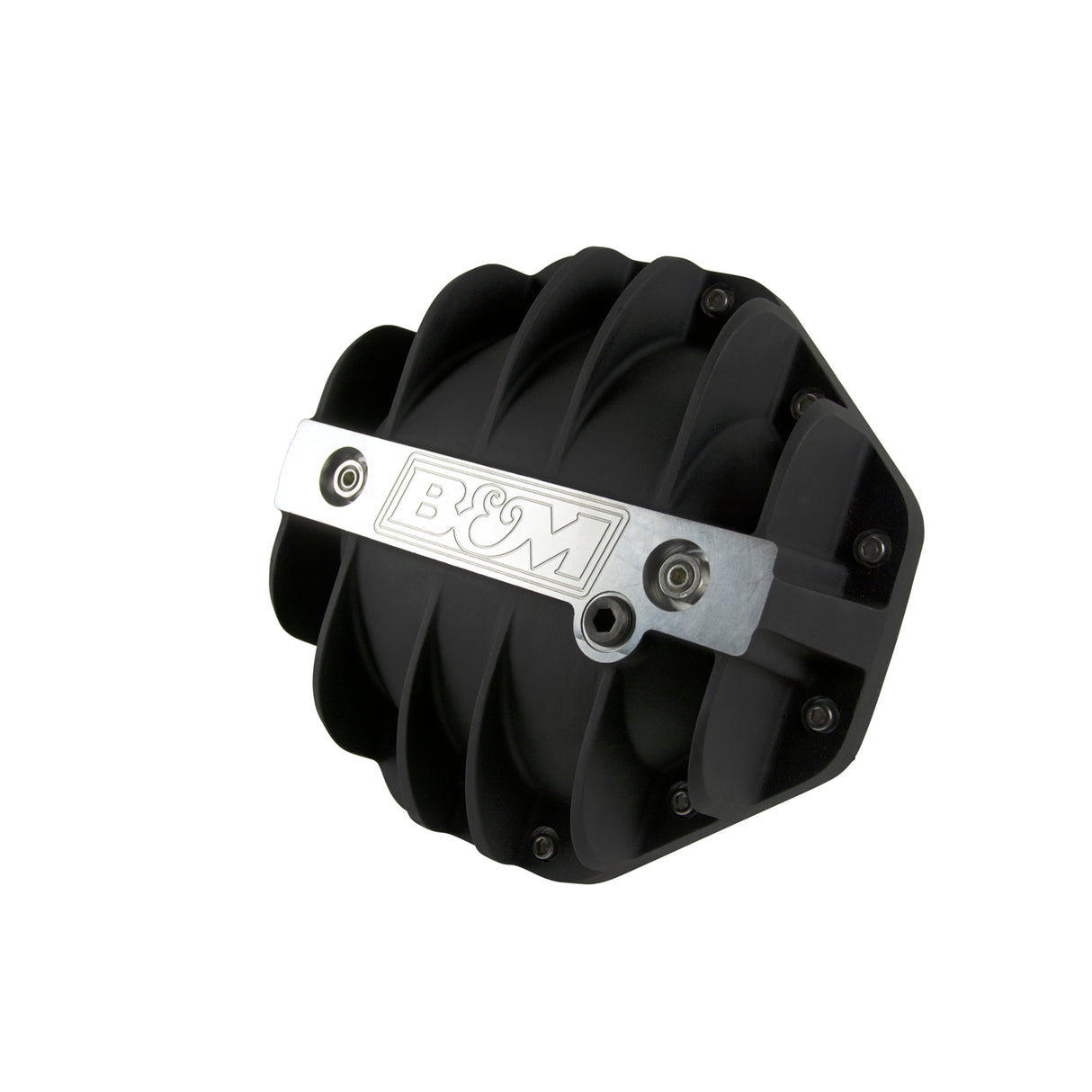 B&M Hi-Tek Aluminum Differential Cover for Chrysler 9.25-inch - Black - 11306