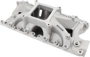 Aeroflow SB Ford 289-302 Windsor EFI Air Gap Single Plane Intake Manifold, Natural Cast Finish 2500 - 7500 RPM, Square Bore Carburettor Pad, Non-EGR (AF6090-2000)