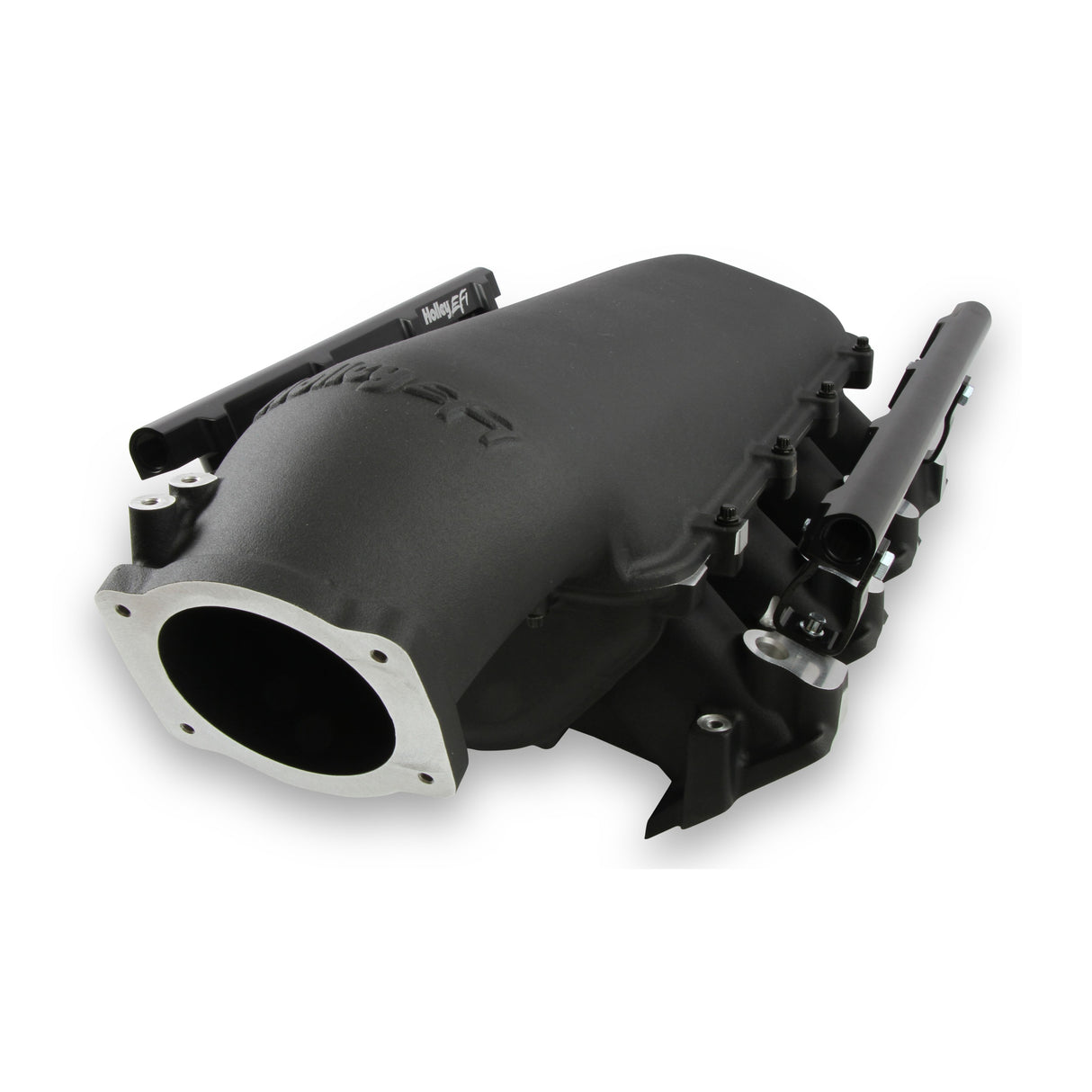 Holley EFI LS3 (Rectangle) Lo-Ram Black Kit with 102mm TB and 100lb injectors - 300-679BK-100K