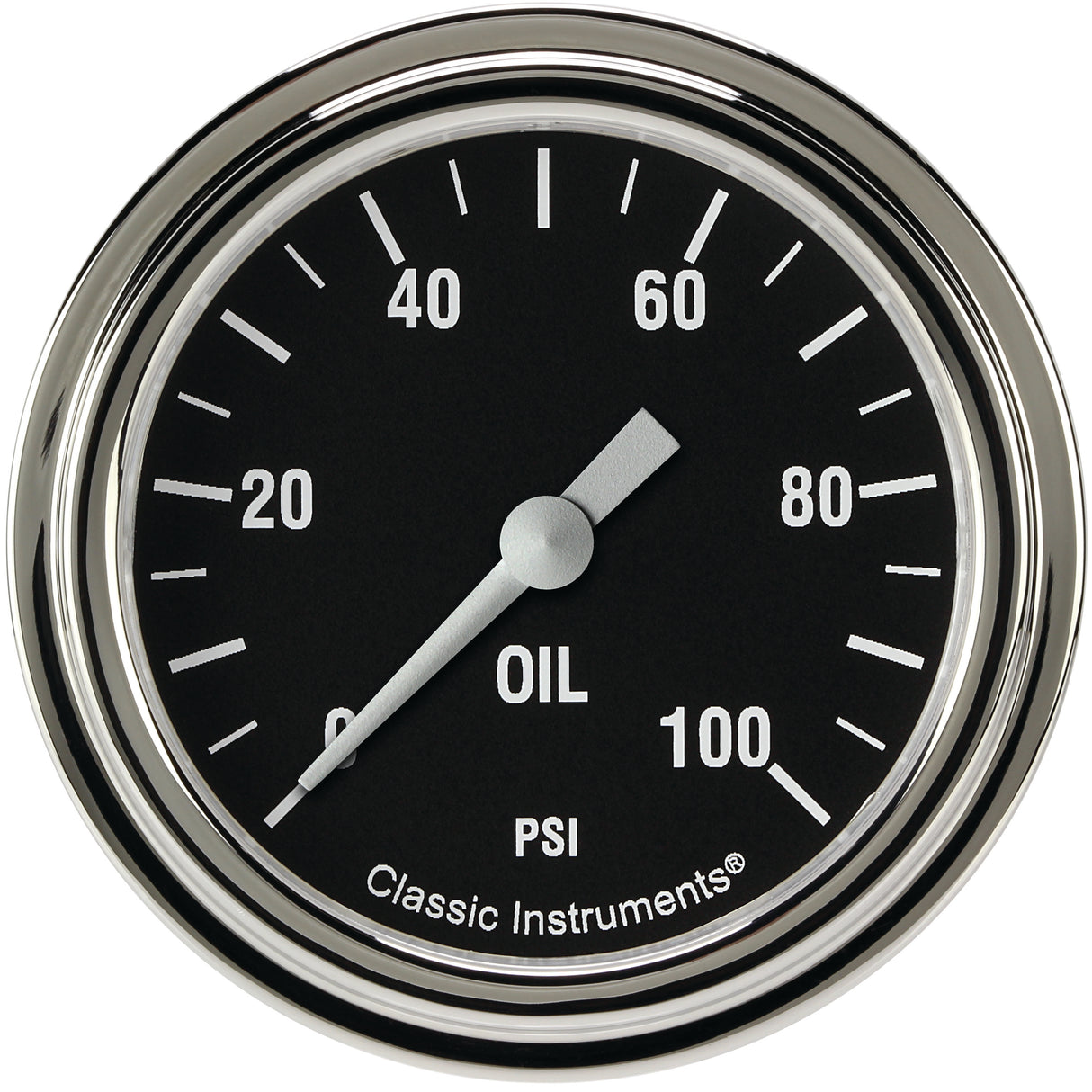 Classic Instruments Hot Rod 2-5/8" Oil Pressure Gauge - HR381SLF