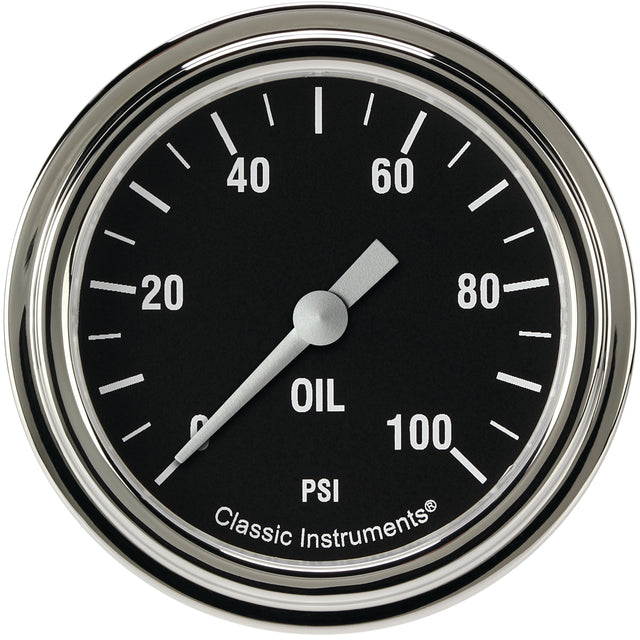 Classic Instruments Hot Rod 2-5/8" Oil Pressure Gauge - HR381SLF