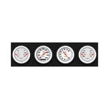 Classic Instruments Velocity White Four Gauge Set - VS05WBLF