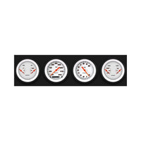Classic Instruments Velocity White Four Gauge Set - VS05WBLF