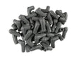 MSD Boots, 90 Degree Logo Spark Plug, Gray Silicone 50EA - 34514