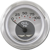 Classic Instruments All American 2-1/8" Oil Pressure Gauge - AW81SRC