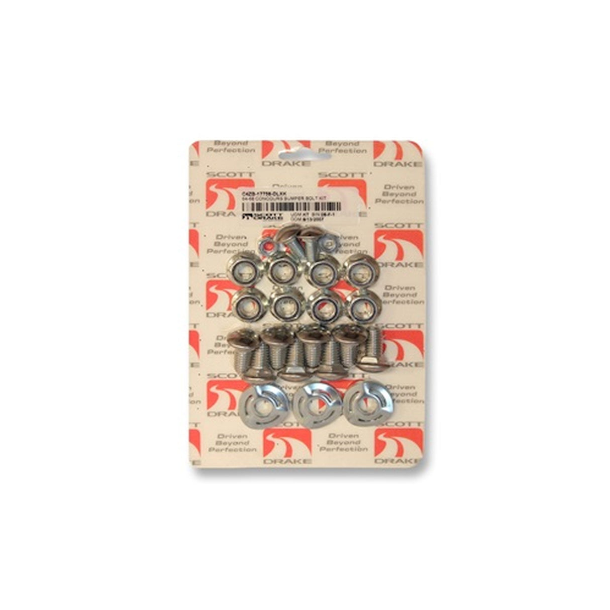 Scott Drake Bumper Bolt Kit, Deluxe, 28 Piece Kit - C5ZZ-17758-DLXK