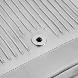 Mr Gasket Transmission Oil Pan - Polished Aluminum - 9791G