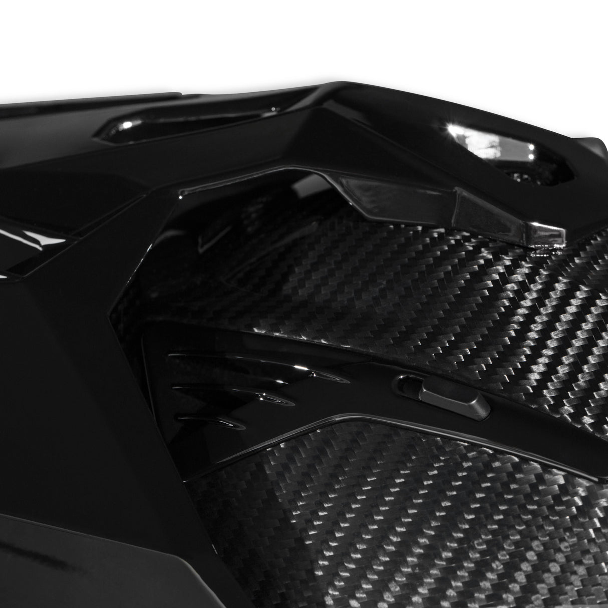 Simpson Motorcycle Xcursion Bandit Helmet - Carbon MD - XBCMD