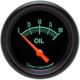 Classic Instruments G-STOCK 2 5/8IN OIL PRES 100psi ELEC - GS281BPF