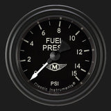 Classic Instruments Moal Bomber 2 1/8" Fuel Pressure Gauge, 15 psi - MA145BLF
