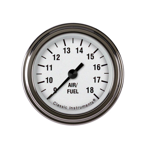 Classic Instruments White Hot 2 1/8" Air Fuel Ratio Gauge - WH194SLF