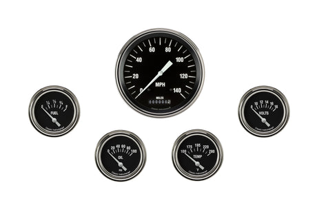Classic Instruments Hot Rod Five Gauge Set 254 - HR254SLF