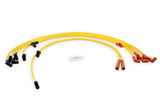 ACCEL Spark Plug Wire Set- 8mm- Super Stock- Graphite Core- HEI Style Boots- Yellow - 4049