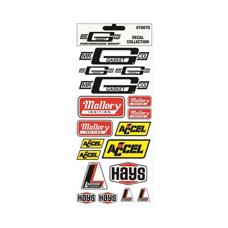 Mr Gasket Decal Assortment - 7007G