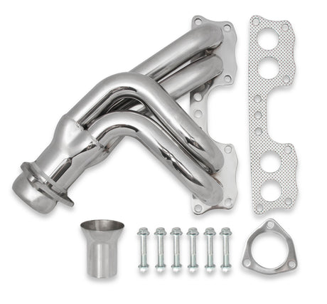 Flowtech Shorty Header - Polished - 19002FLT