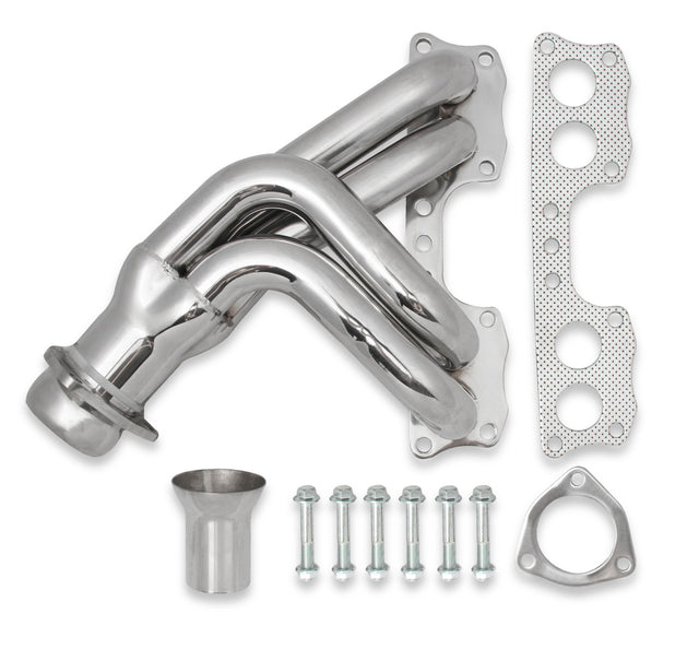 Flowtech Shorty Header - Polished - 19002FLT