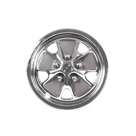 Scott Drake Styled Steel Plastic Hub Caps - C5ZZ-1007-HCS