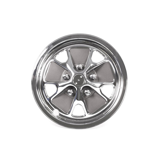 Scott Drake Styled Steel Plastic Hub Caps - C5ZZ-1007-HCS