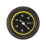 Classic Instruments Autocross Yellow 2-1/8" Volt Gauge - AX130YBLF