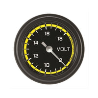 Classic Instruments Autocross Yellow 2-1/8" Volt Gauge - AX130YBLF