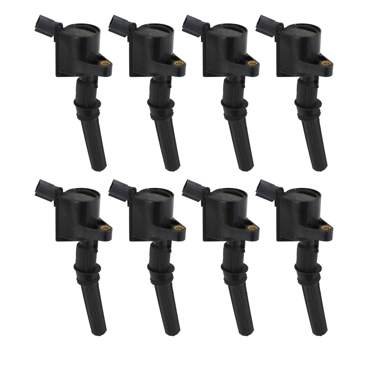 ACCEL Ignition Coil - SuperCoil - 1998-2008 Ford 4.6L/5.4L/6.8L 2-valve -Black- 8-Pack - 140032K-8