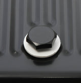 Mr Gasket Transmission Oil Pan - Black Steel - 9756BMRG