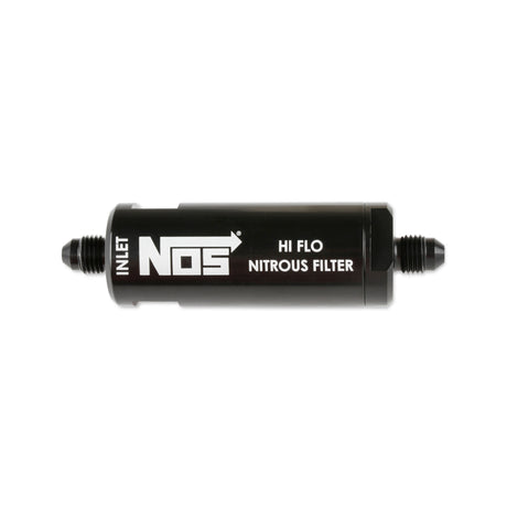 NOS In-Line Hi-Flow Nitrous Filter, 4AN - Black - 15555NOS