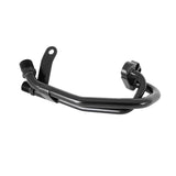Holley 97-443 Line Adapter Manifold for SD7 A/C Compressor - SBF, Driver Side Exit