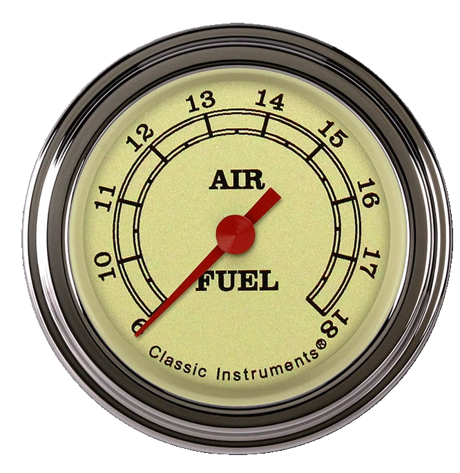 Classic Instruments Vintage 2 1/8" Air Fuel Ratio Gauge - VT194SLF